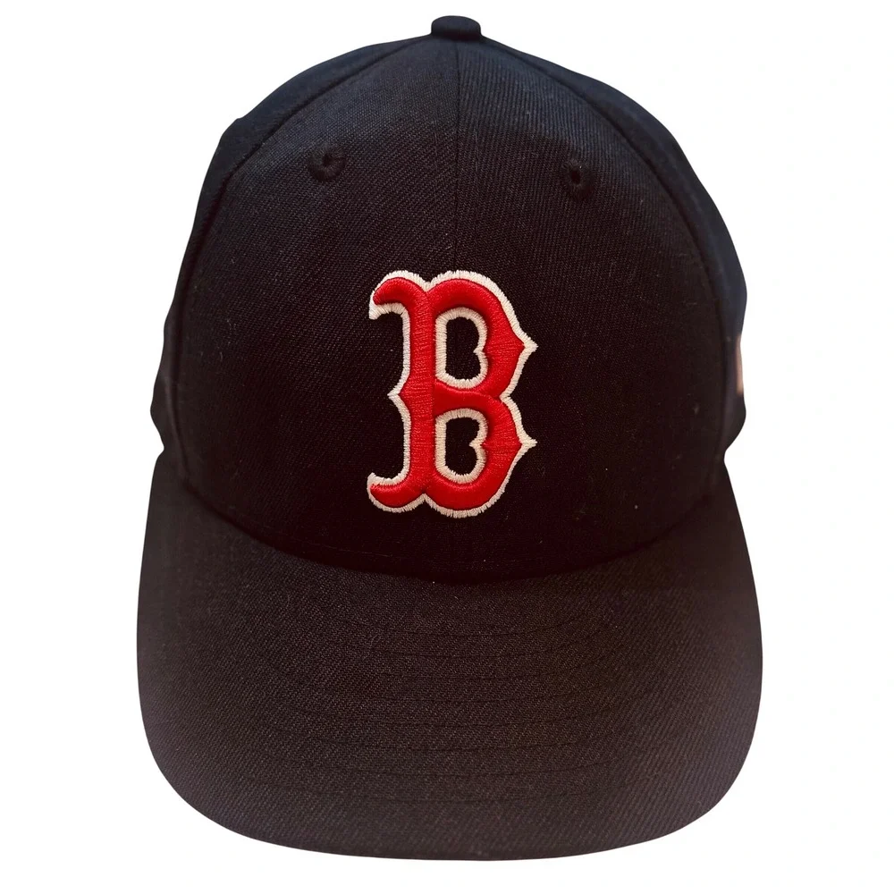 New Era Boston Red Sox MLB Authentic Collection 59FIFTY Fitted Hat Navy 7 1/4